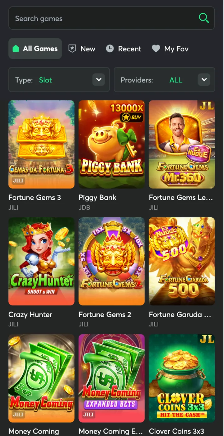IND Slots guide: slots lobby screenshot
